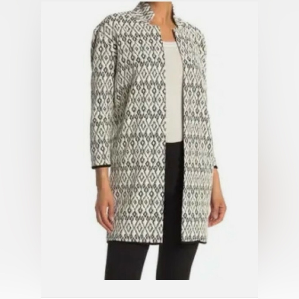 Philosophy Silver Diamond Pattern Knit Sweater - NWT Size M - Picture 3 of 10